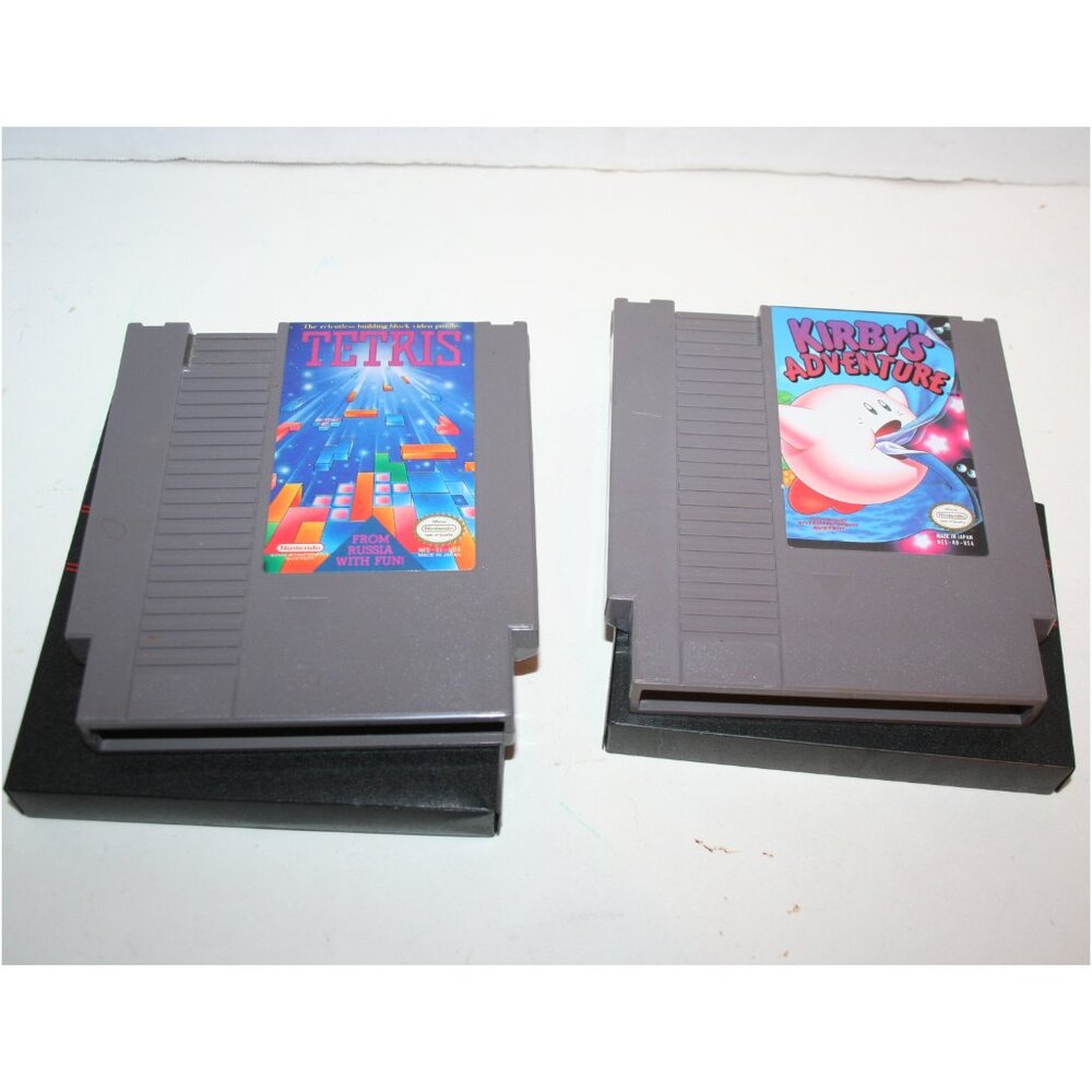 Vtg Nintendo Kirby's Adventure / Tetris Video Games LOT # 5